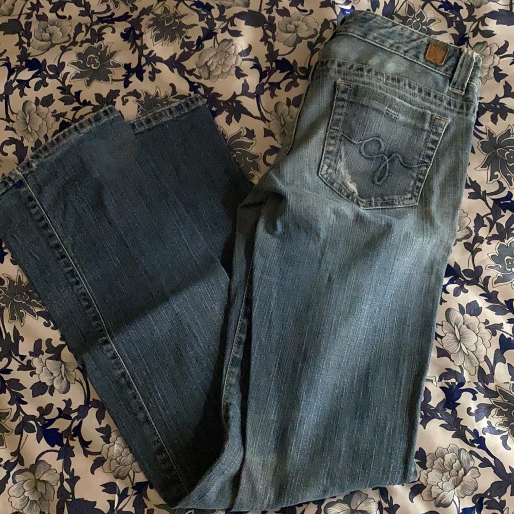 Vintage Low Rise Daredevil Boot Cut Jeans